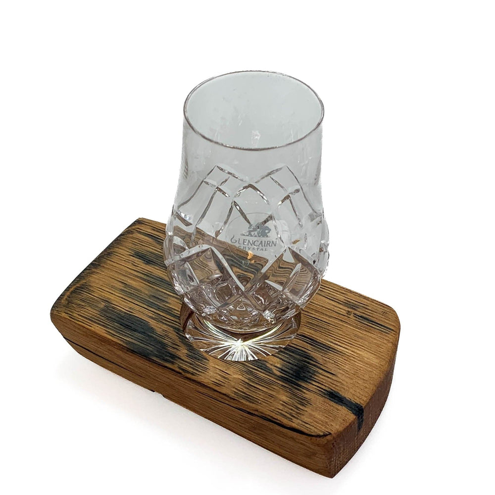 In this photo Darach glass holder with 1 Glencairn Cut glass Mood4Whisky