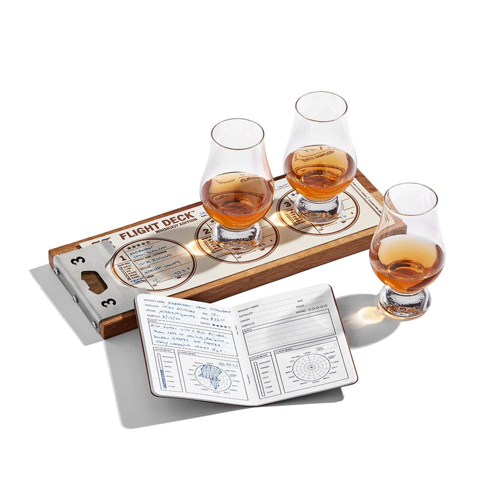 In this photo Flight Deck for Whisk(e)y Tasting - 33 Books US Mood4whisky