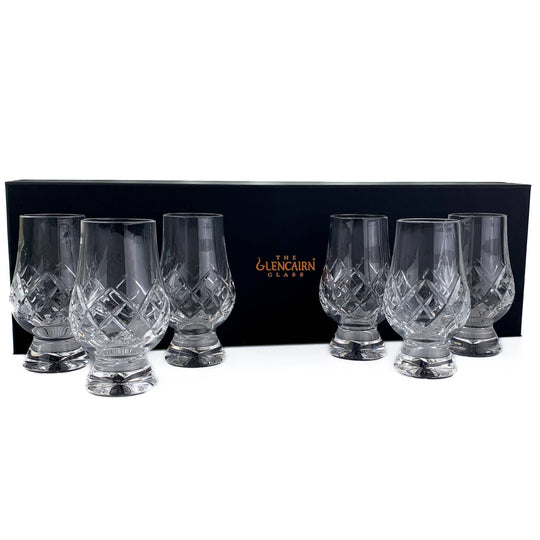 In this photo Glencairn Gift Set of 6 Cut Glasses Mood4Whisky