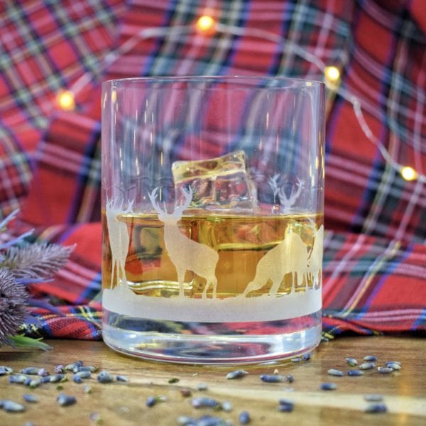 In this photo Glencairn Whisky tumbler Stag Mood4Whisky