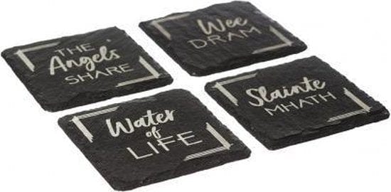 In this photo Slate Coasters Whisky Mood4Whisky