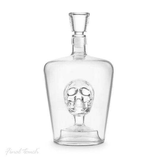 In this photo Whisky Decanter Skull - 1000ml - Glass - Handcrafted - Final Touch Mood4whisky