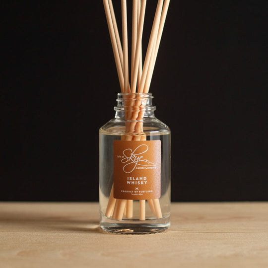 In this photo Isle of Skye Candle Island Whisky Reed Diffuser MoodCompanyNL