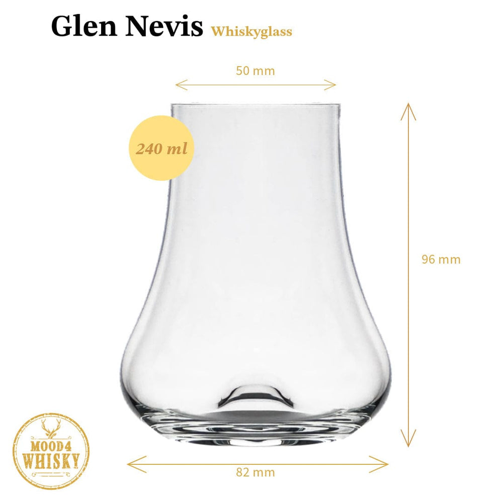 In this photo Whisky Glass Glen Nevis ★★★★★ - 240 ml - Gift Carton - Mood4Whisky MoodCompanyNL