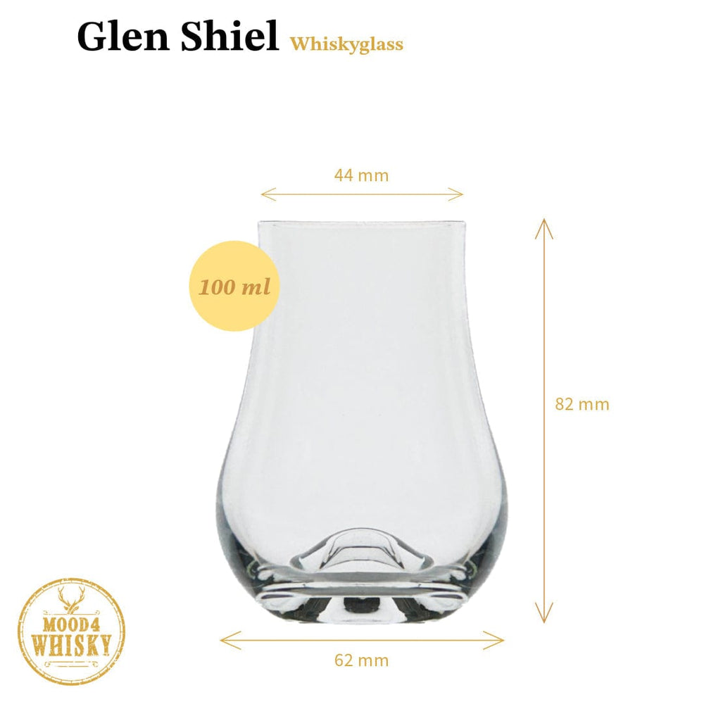 In this photo Whisky Glass Glen Shiel ★★★★★ - 100 ml - Gift Carton - Mood4Whisky MoodCompanyNL